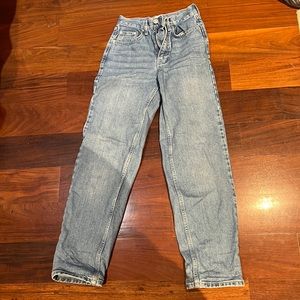 urban outfitters high rise baggy jean